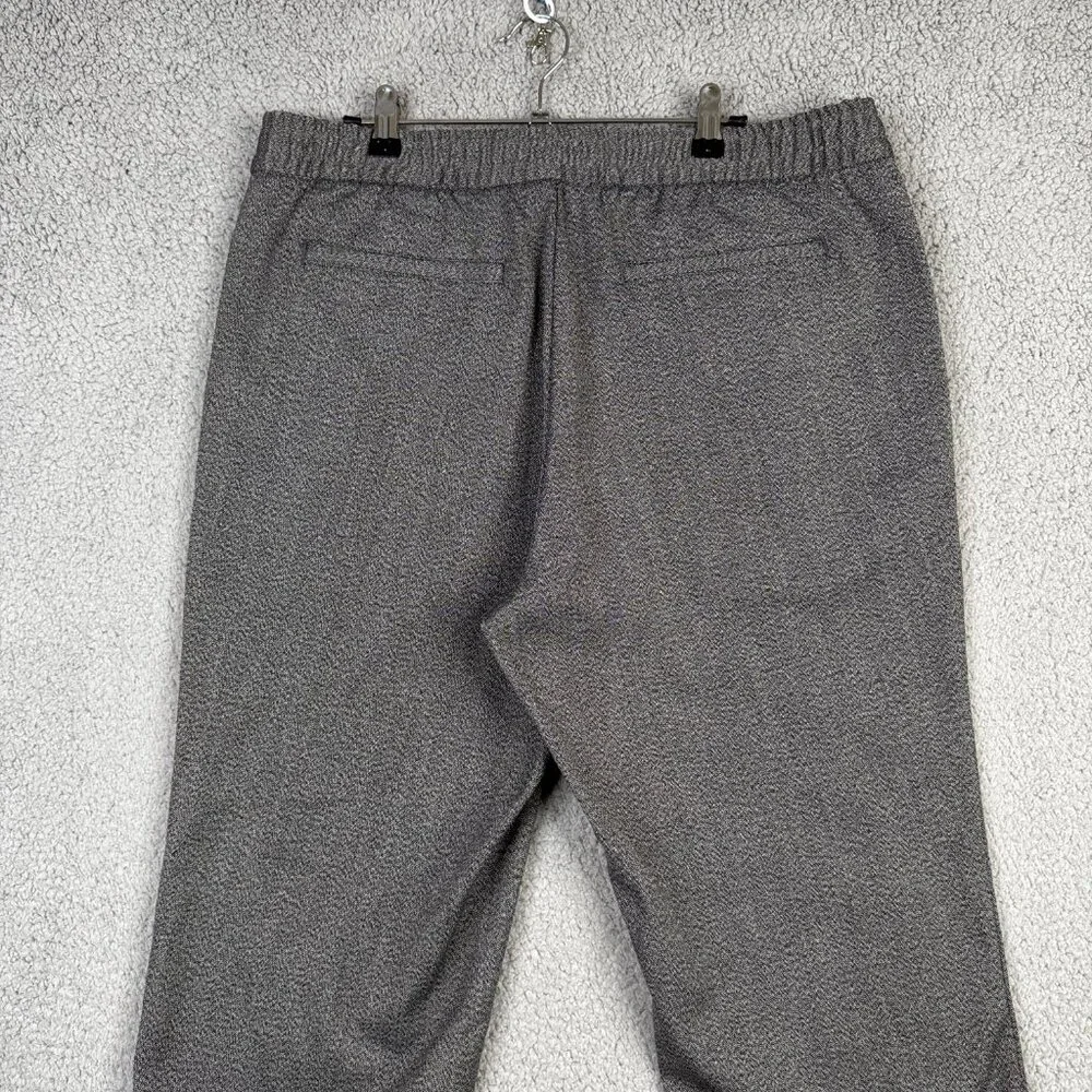 Banana Republic Pants Mens 36x32 Gray Herringbone Mason Athletic Fit Tapered NWT